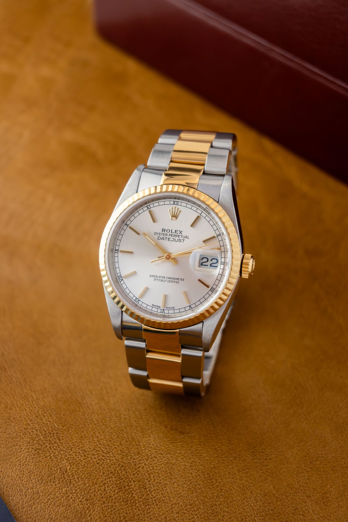 Rolex Datejust 36 Ref.16233 | Oyster Bracelet | Fluted Bezel | 1989 | Silver Dial | Caliber 3035