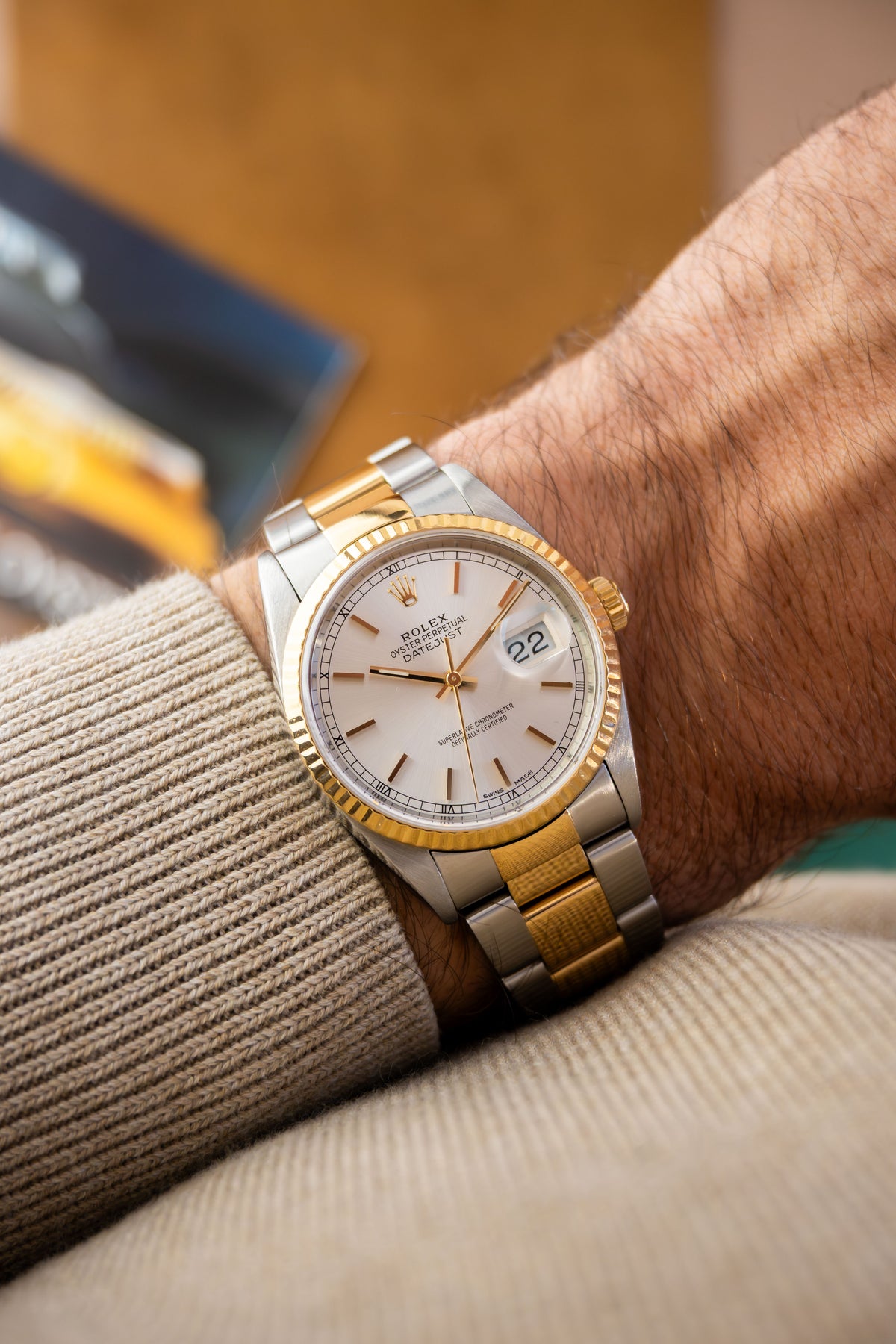Rolex Datejust 36 Ref.16233 | Oyster Bracelet | Fluted Bezel | 1989 | Silver Dial | Caliber 3035