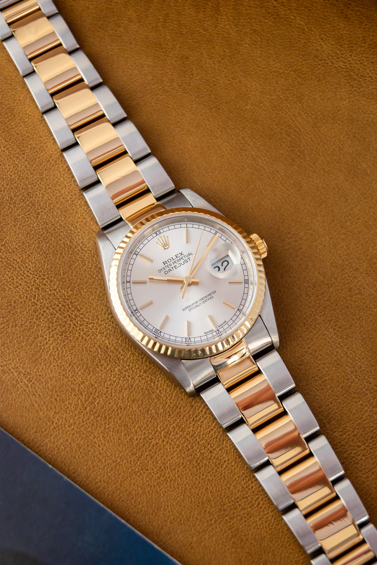 Rolex Datejust 36 Ref.16233 | Oyster Bracelet | Fluted Bezel | 1989 | Silver Dial | Caliber 3035