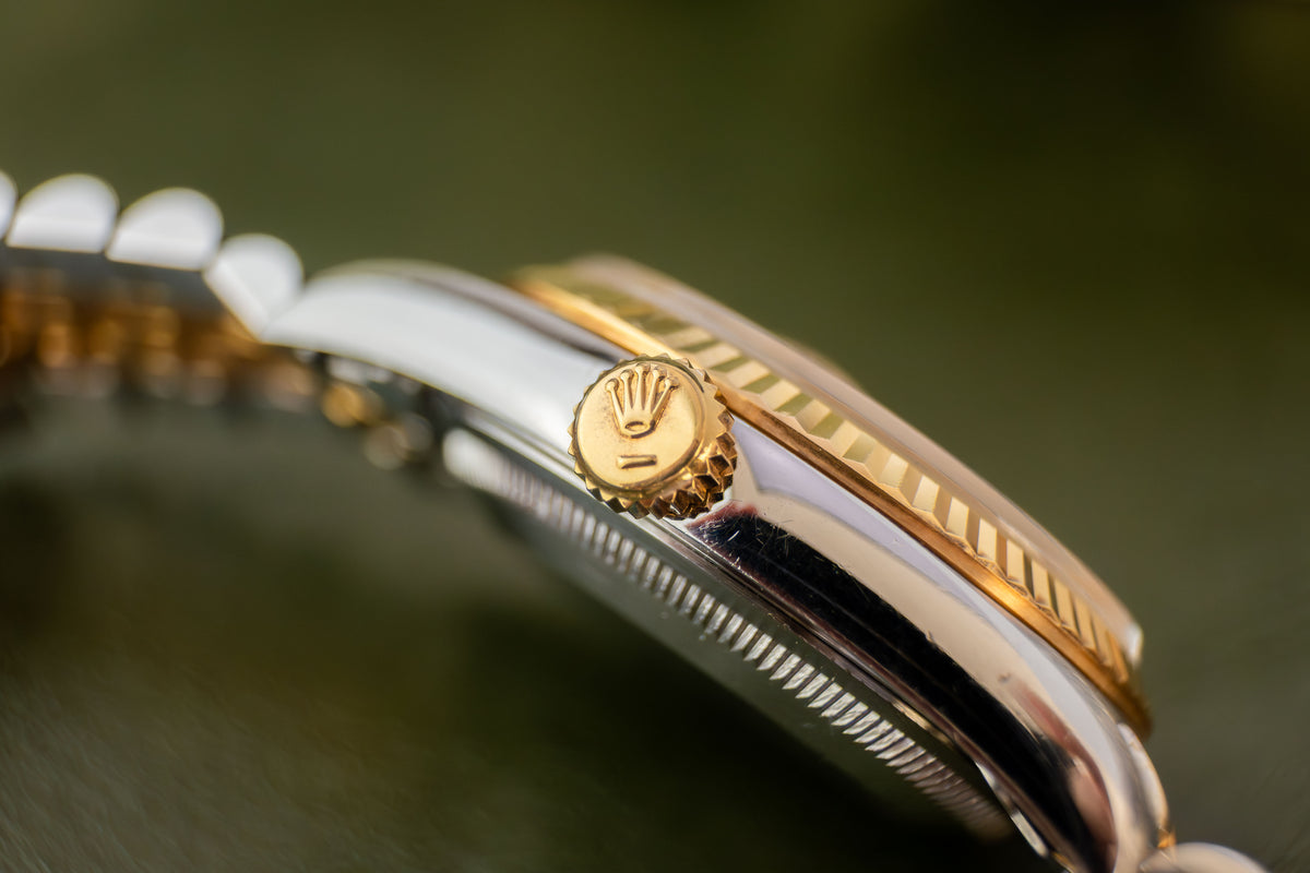 Rolex Datejust 36 Ref.16233 | Jubilee Bracelet | Fluted Bezel | 1996 | Gold Dial | Caliber 3035 | Unpolished