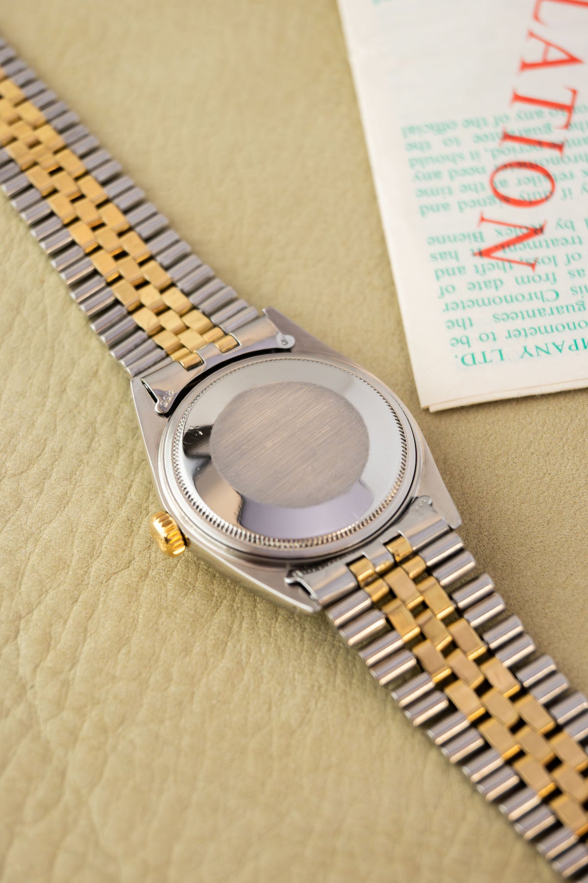 Rolex Datejust 36 Ref.1601 | Jubilee Bracelet | Fluted Bezel | 1972 | Gold Dial | Caliber 1570