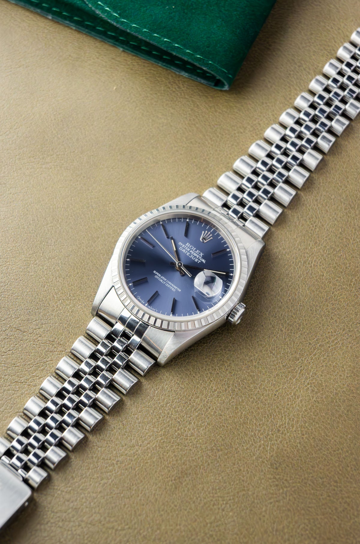 Rolex Datejust 36 Ref.16220 | Jubilee Bracelet | Fluted Bezel | 1995 | Blue Dial | Caliber 3135