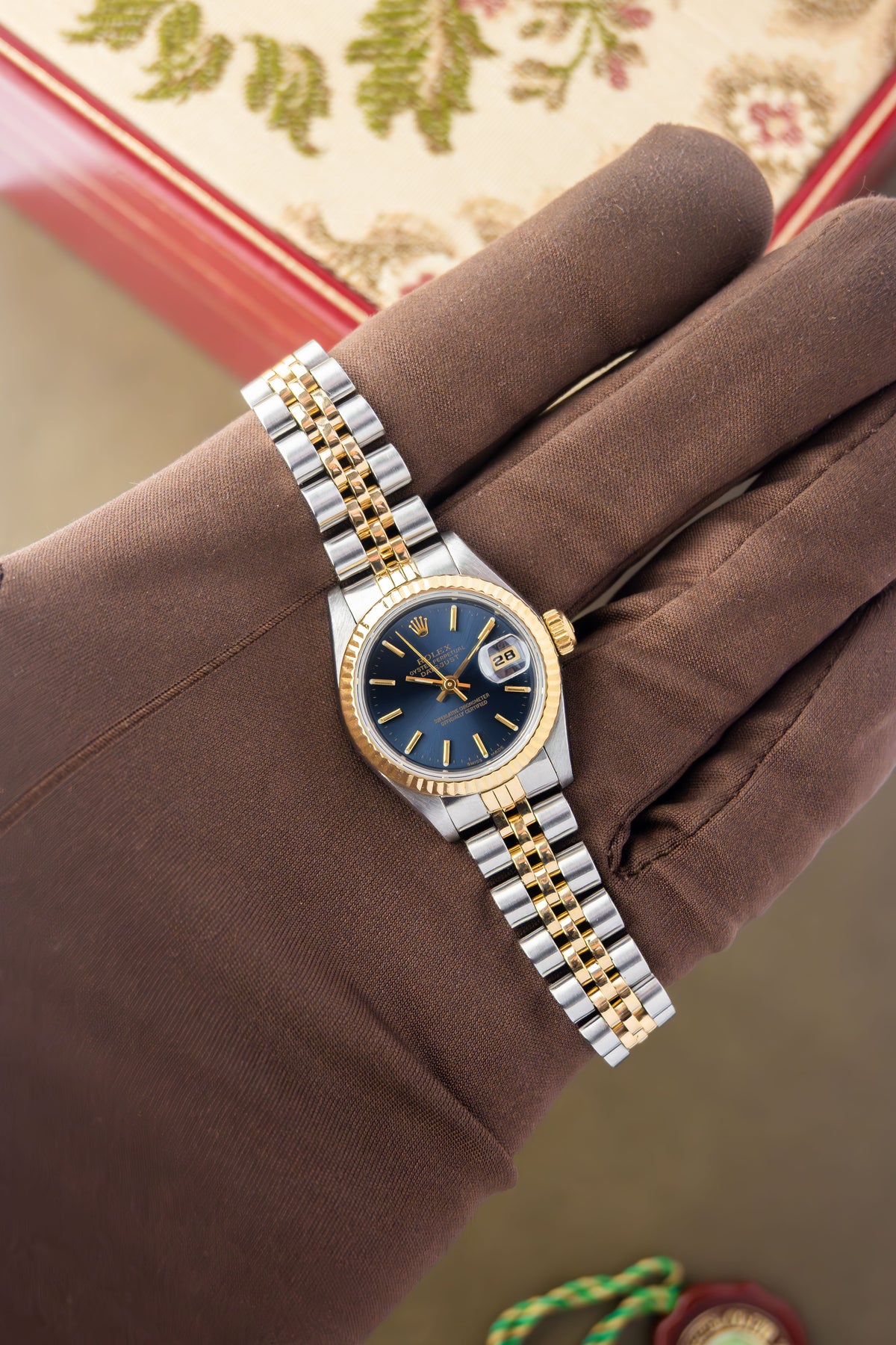 Rolex Oyster Perpetual Datejust 26 Ref. 69173 | Jubilee Bracelet | Fluted Bezel | Blue Dial | 1988