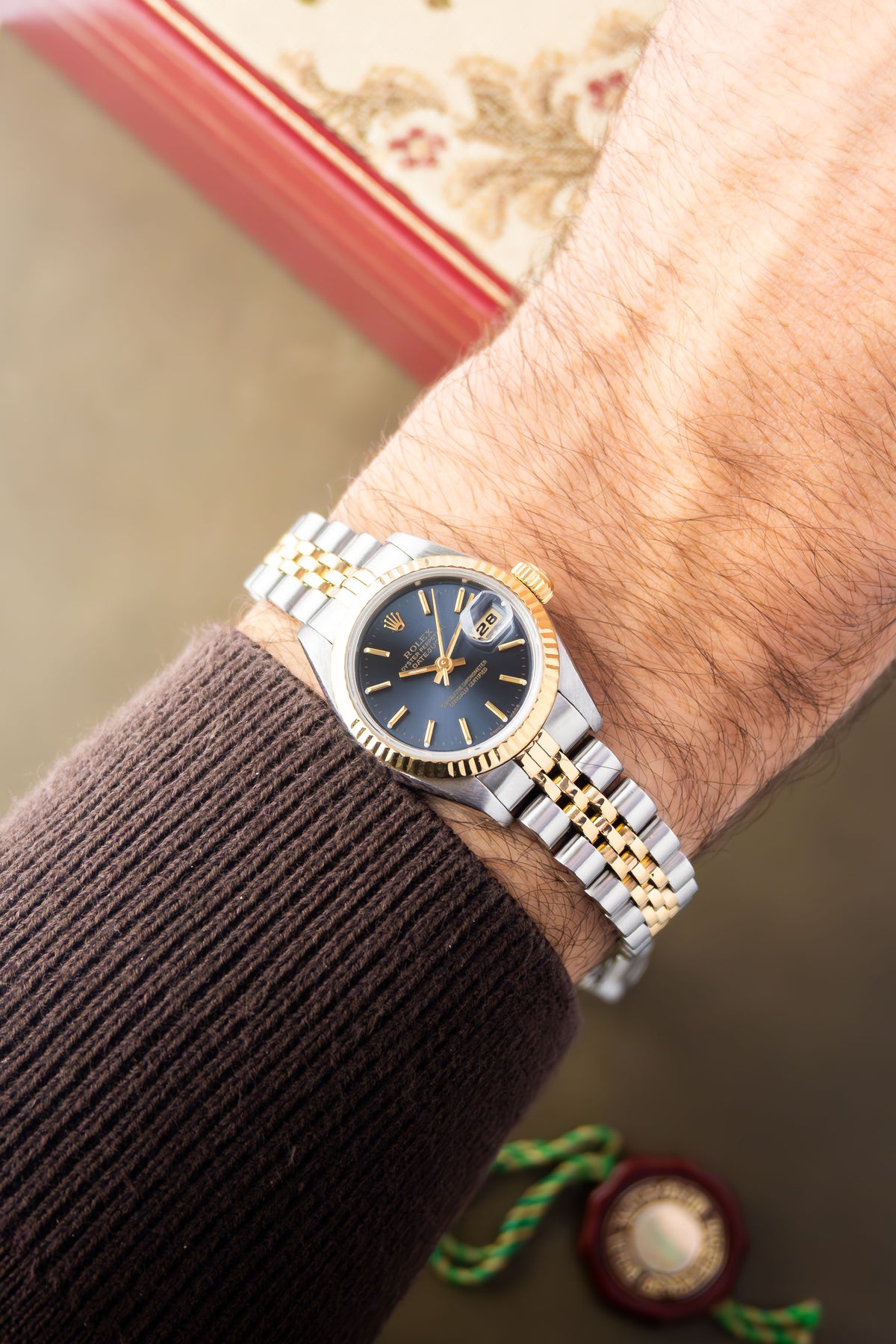 Rolex Oyster Perpetual Datejust 26 Ref. 69173 | Jubilee Bracelet | Fluted Bezel | Blue Dial | 1988