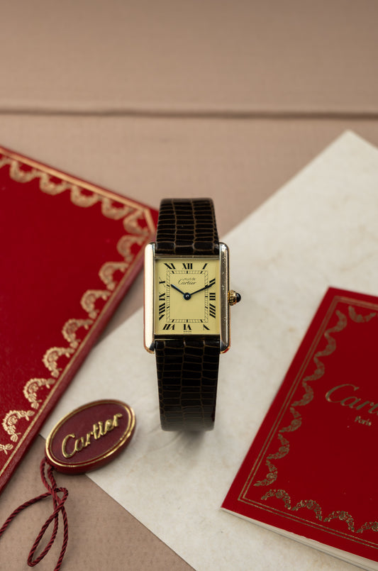 Cartier Tank Must Large 'Lemon'