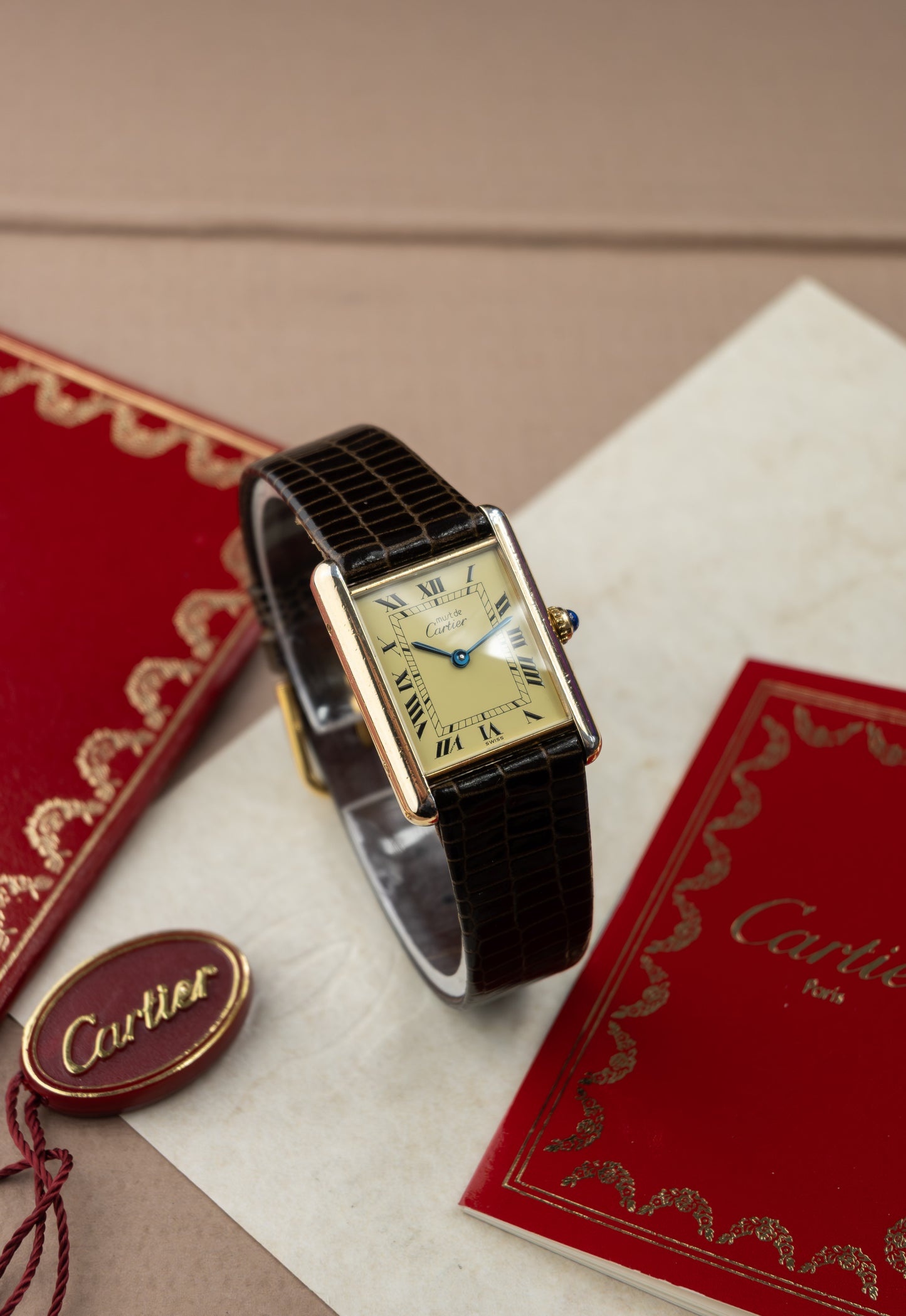 Cartier Tank Must Large 'Lemon'