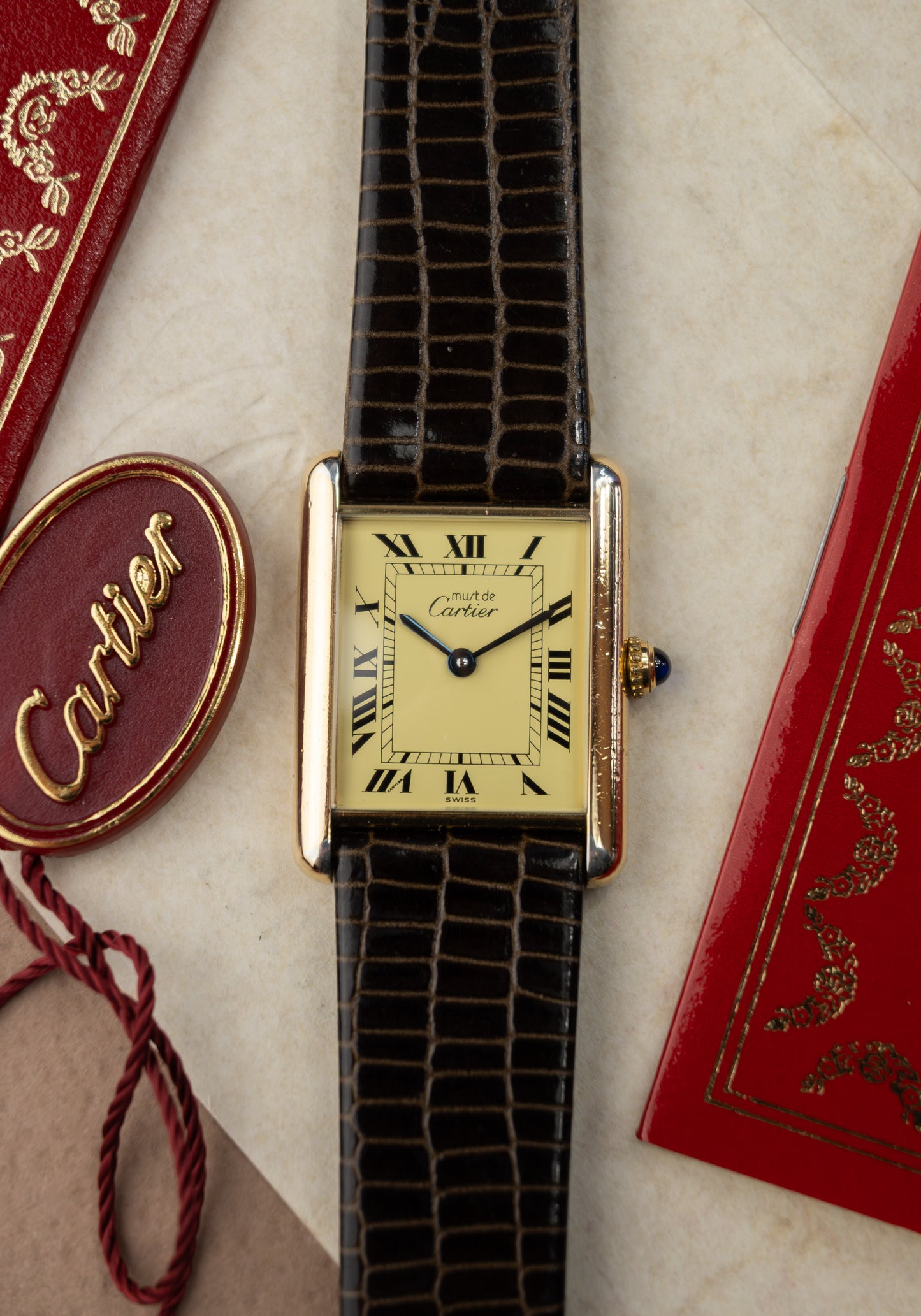 Cartier Tank Must Large 'Lemon'