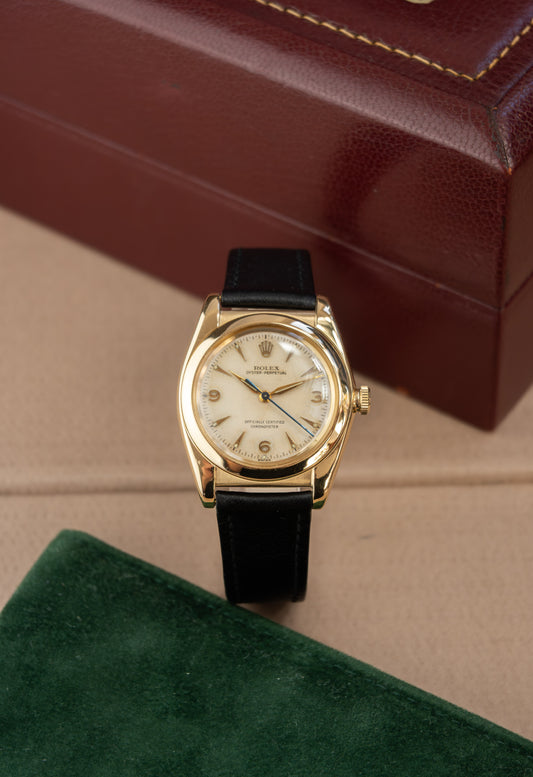 Rolex Oyster Perpetual Bubbleback 32 '18K'