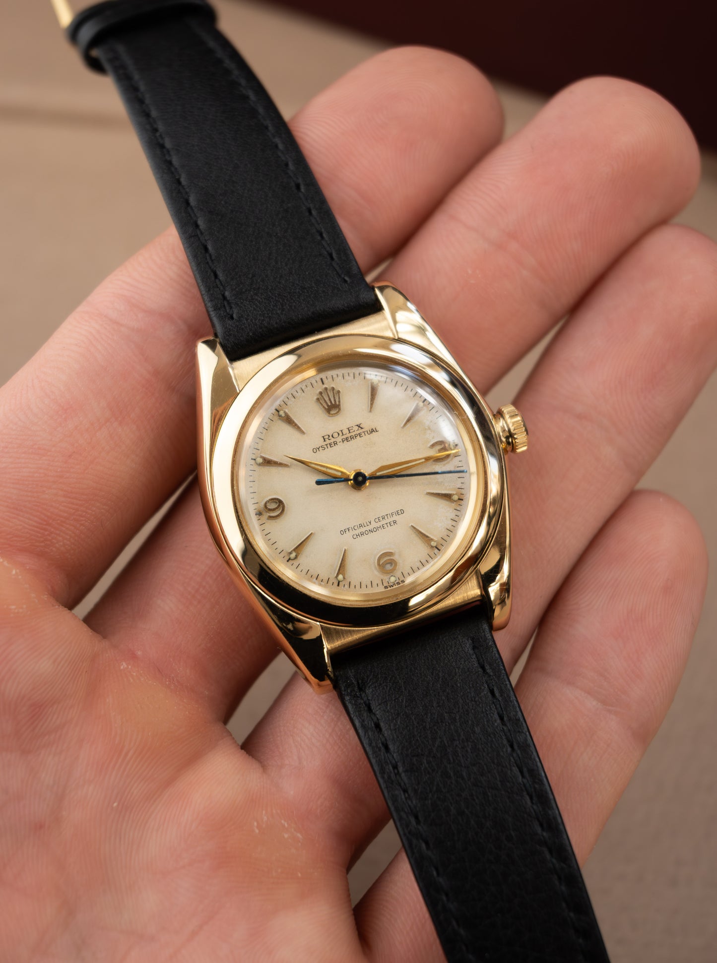 Rolex Oyster Perpetual Bubbleback 32 '18K'
