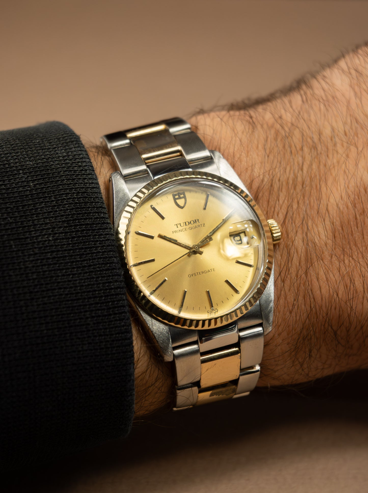 Tudor Prince-Quartz Oysterdate 34 'Full Set'