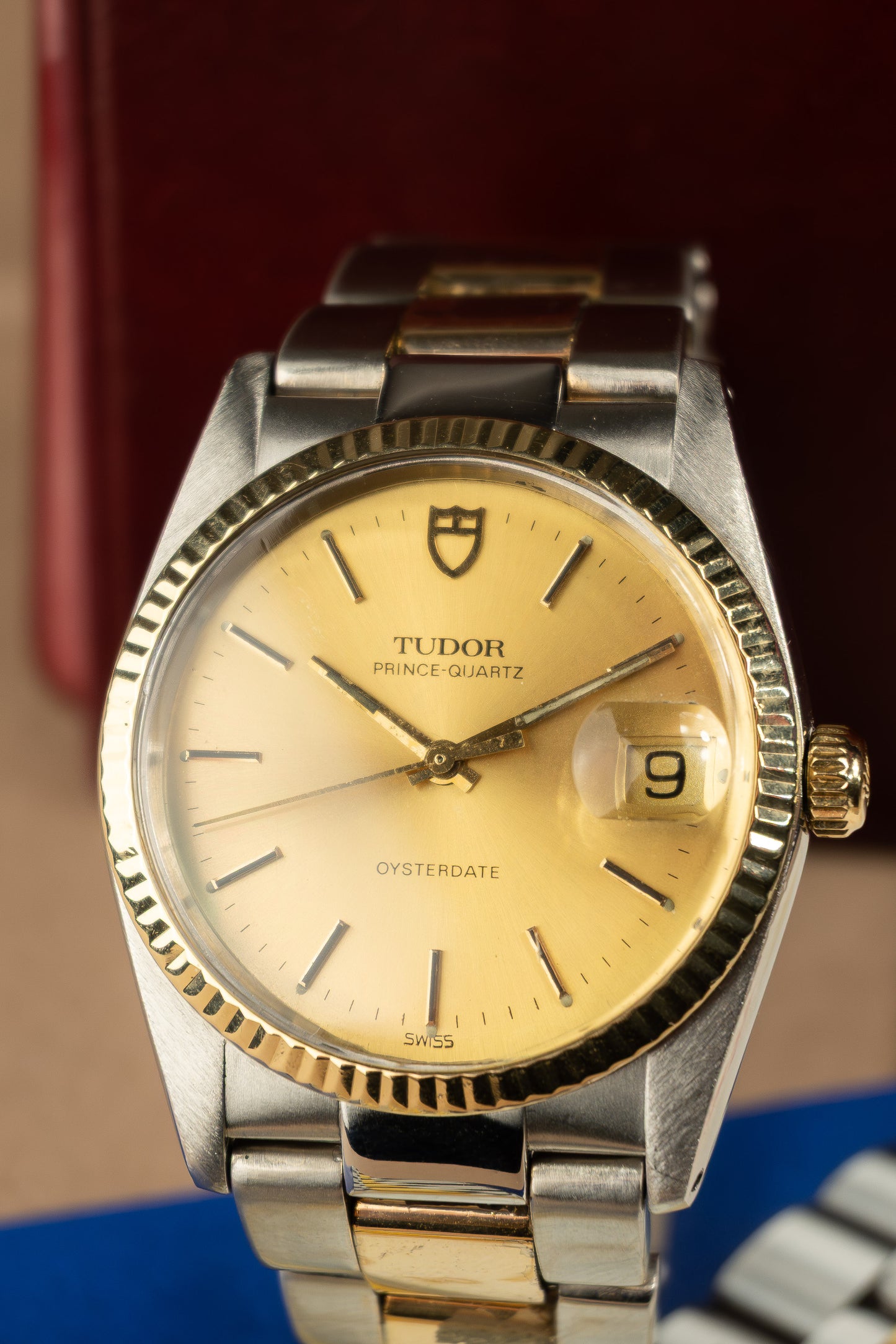 Tudor Prince-Quartz Oysterdate 34 'Full Set'