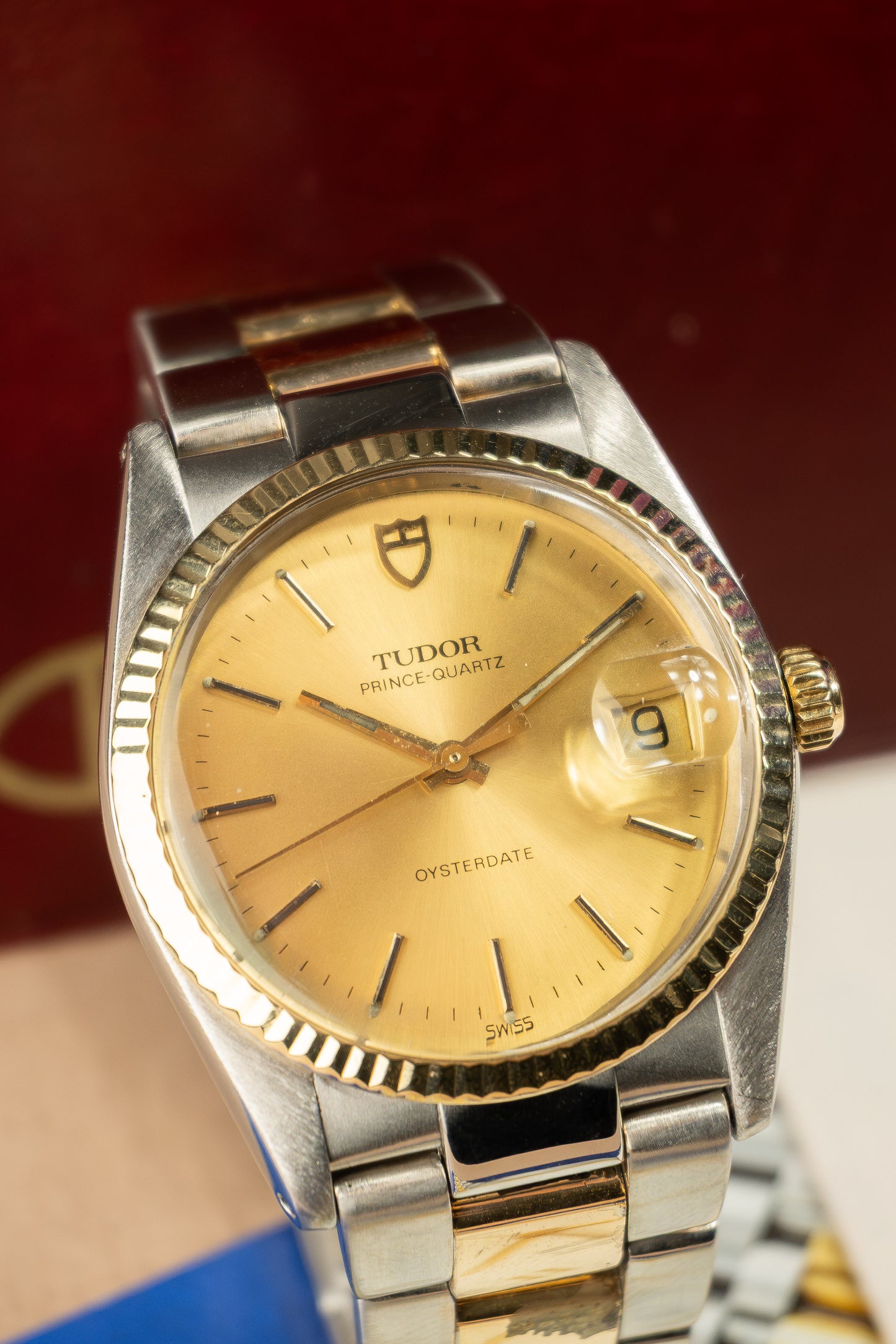 Tudor Prince-Quartz Oysterdate 34 'Full Set'