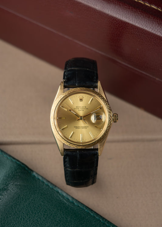 Rolex Oyster Perpetual 34 'Décor Moiré'
