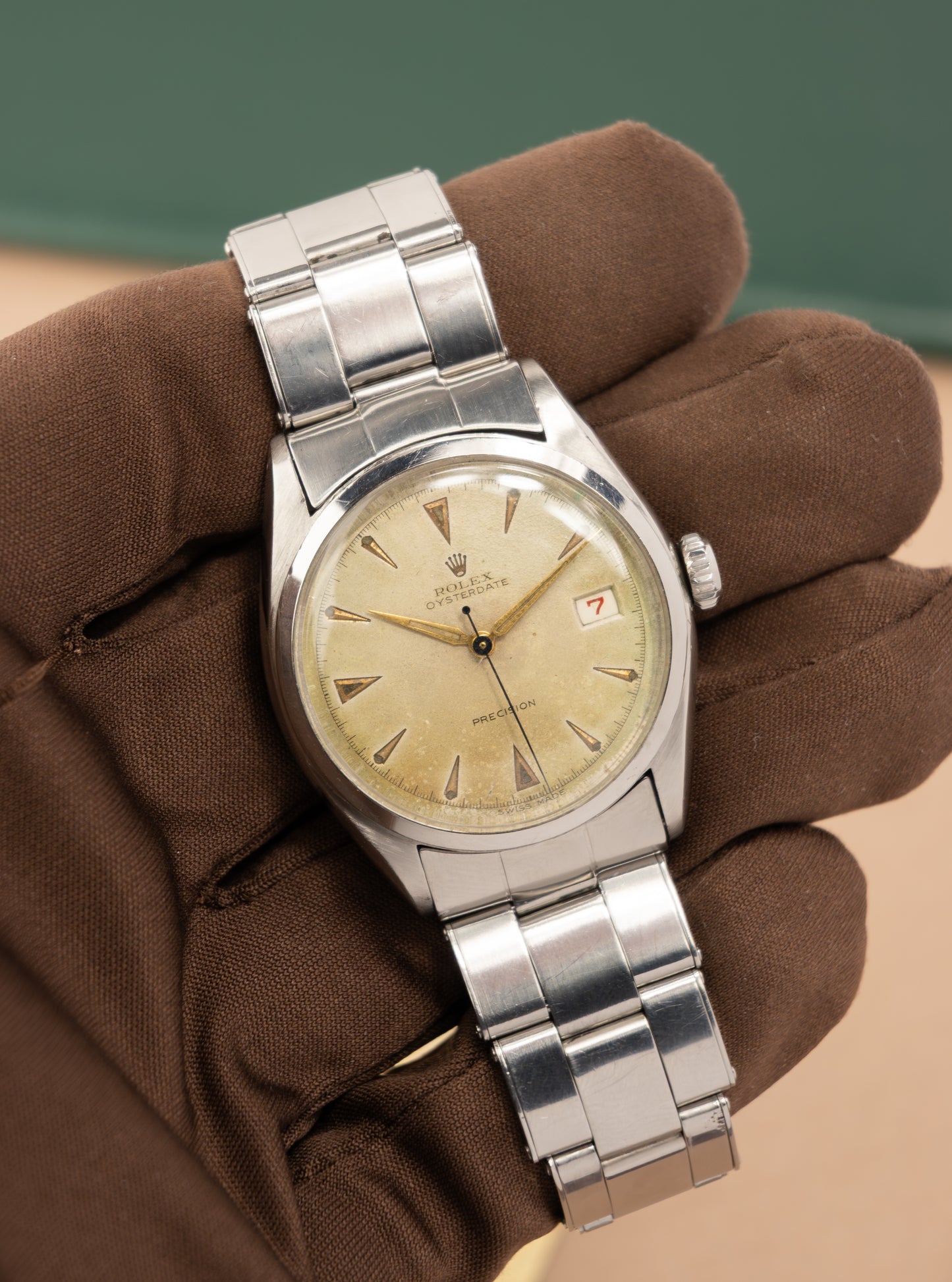 Rolex Oysterdate Precision 34 'Red date'