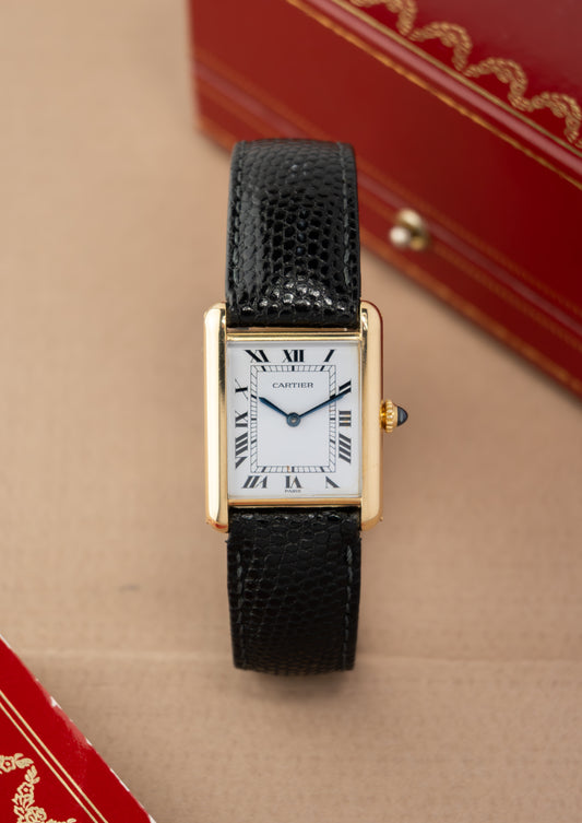 Cartier Tank Louis Paris '18k'