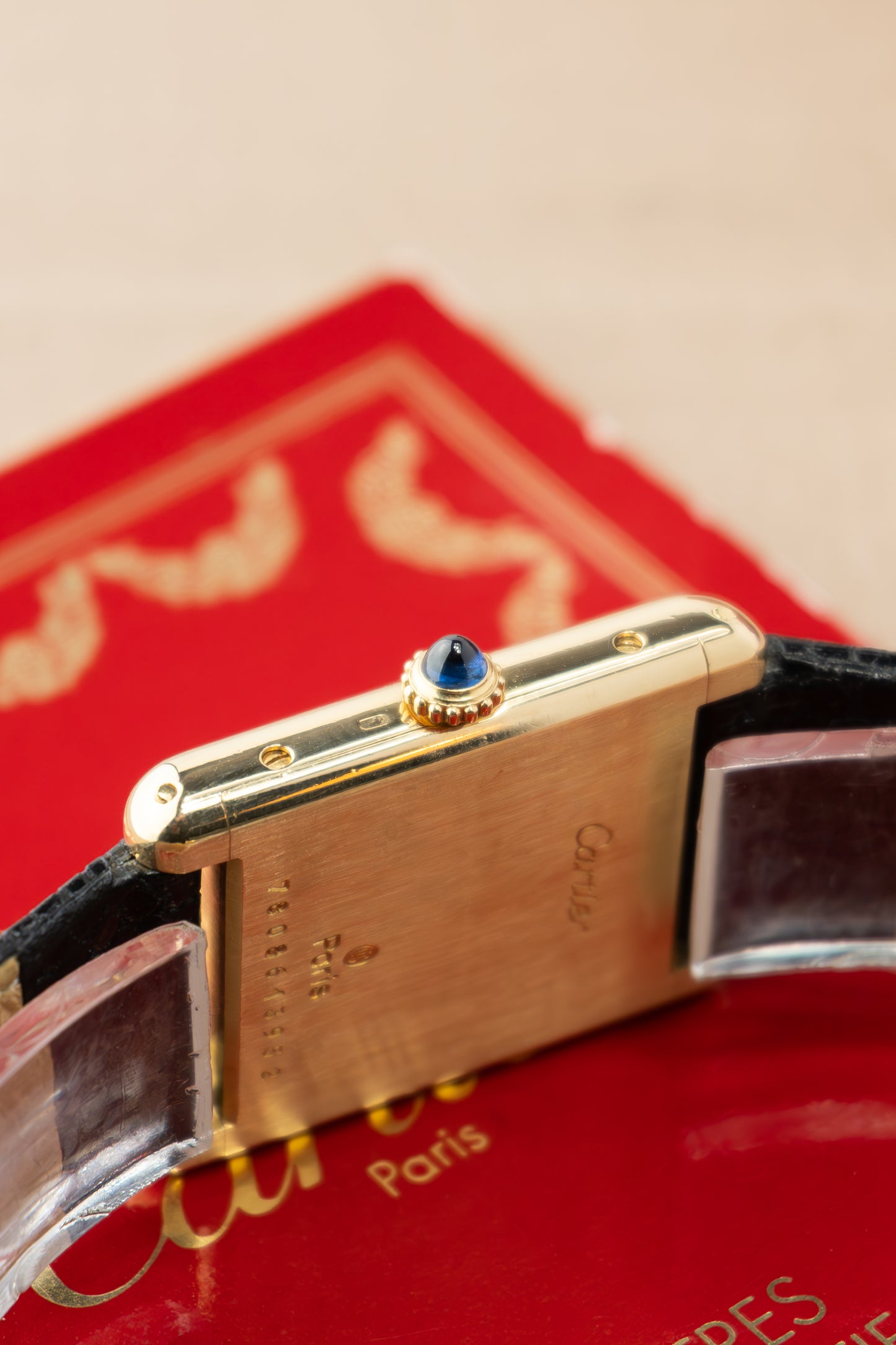 Cartier Tank Louis Paris '18k'