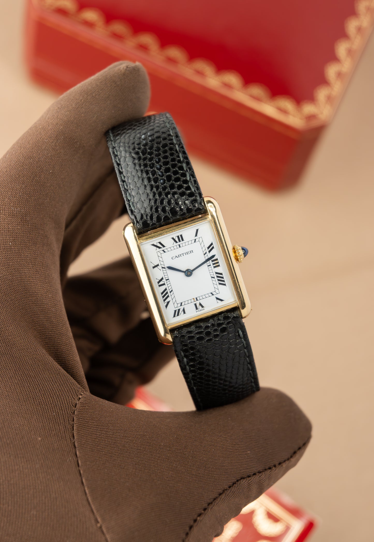 Cartier Tank Louis Paris '18k'