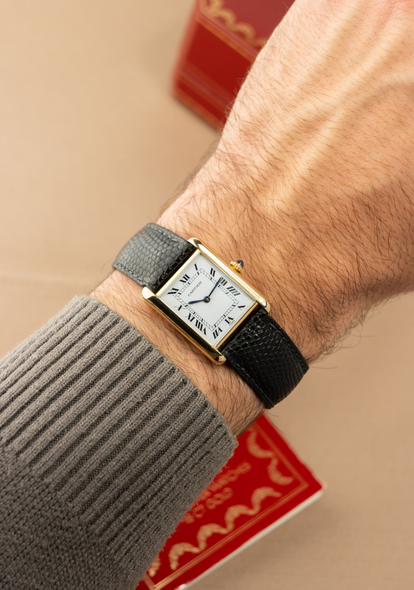 Cartier Tank Louis Paris '18k'