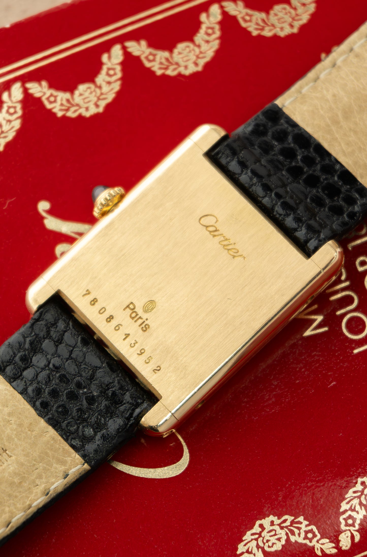 Cartier Tank Louis Paris '18k'