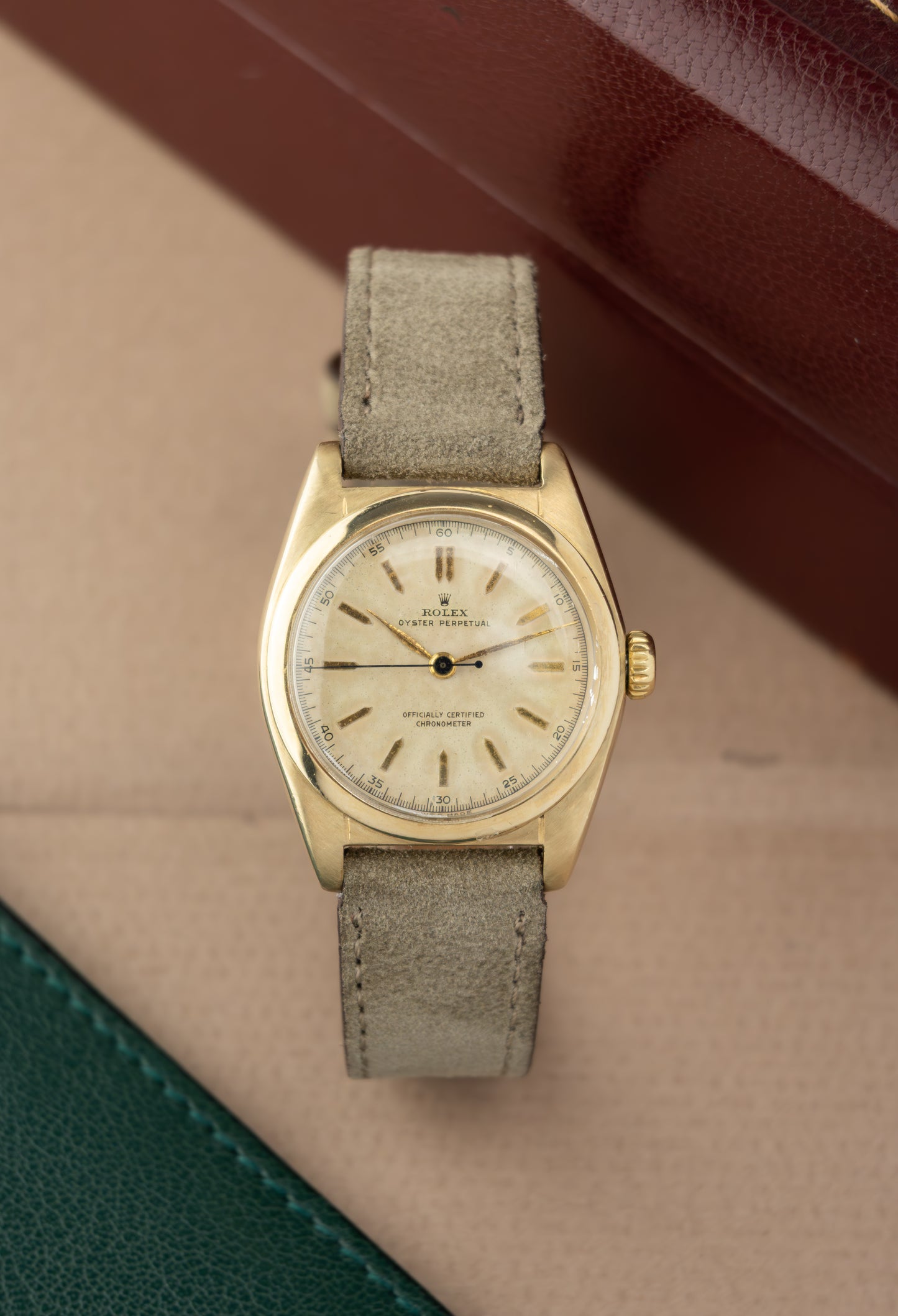 Rolex Oyster Perpetual Bubbleback 32 '18k'