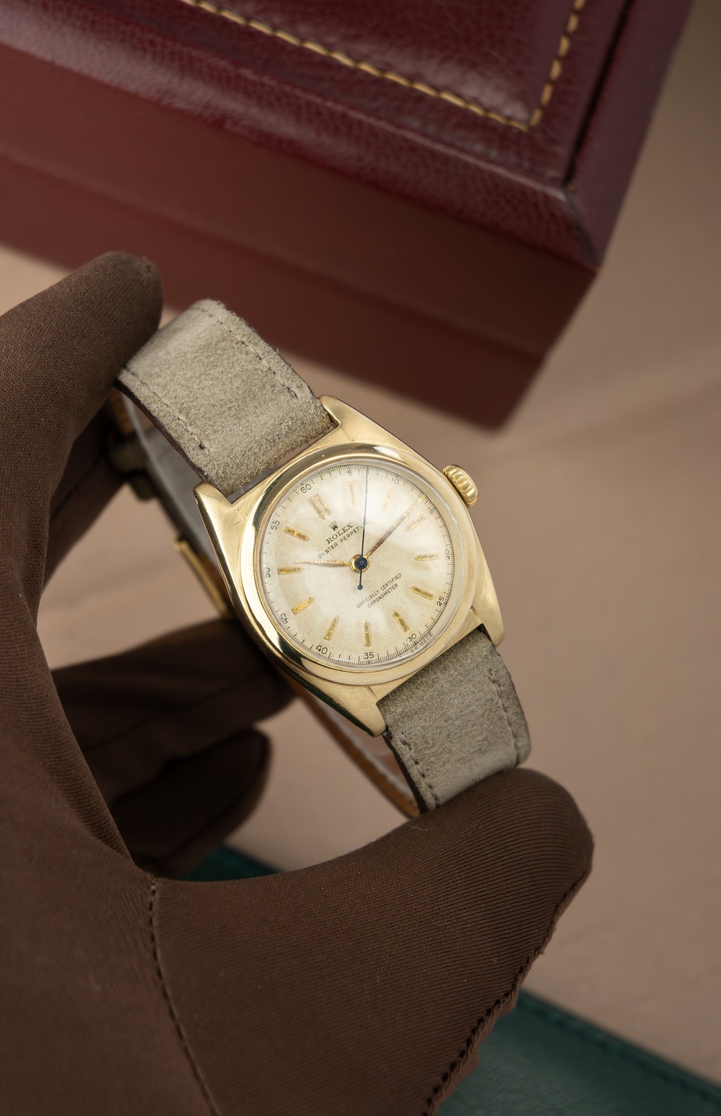 Rolex Oyster Perpetual Bubbleback 32 '18k'