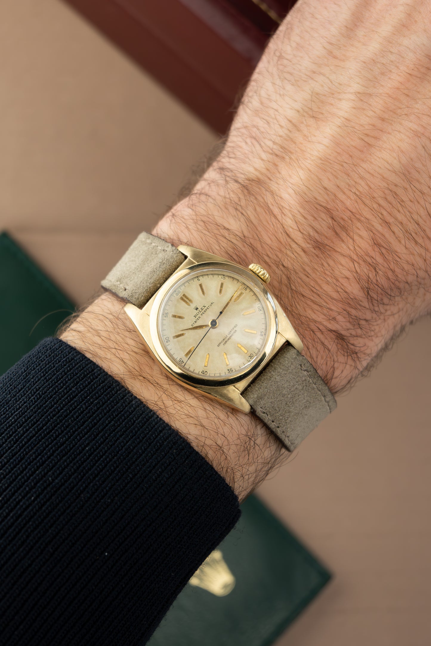 Rolex Oyster Perpetual Bubbleback 32 '18k'