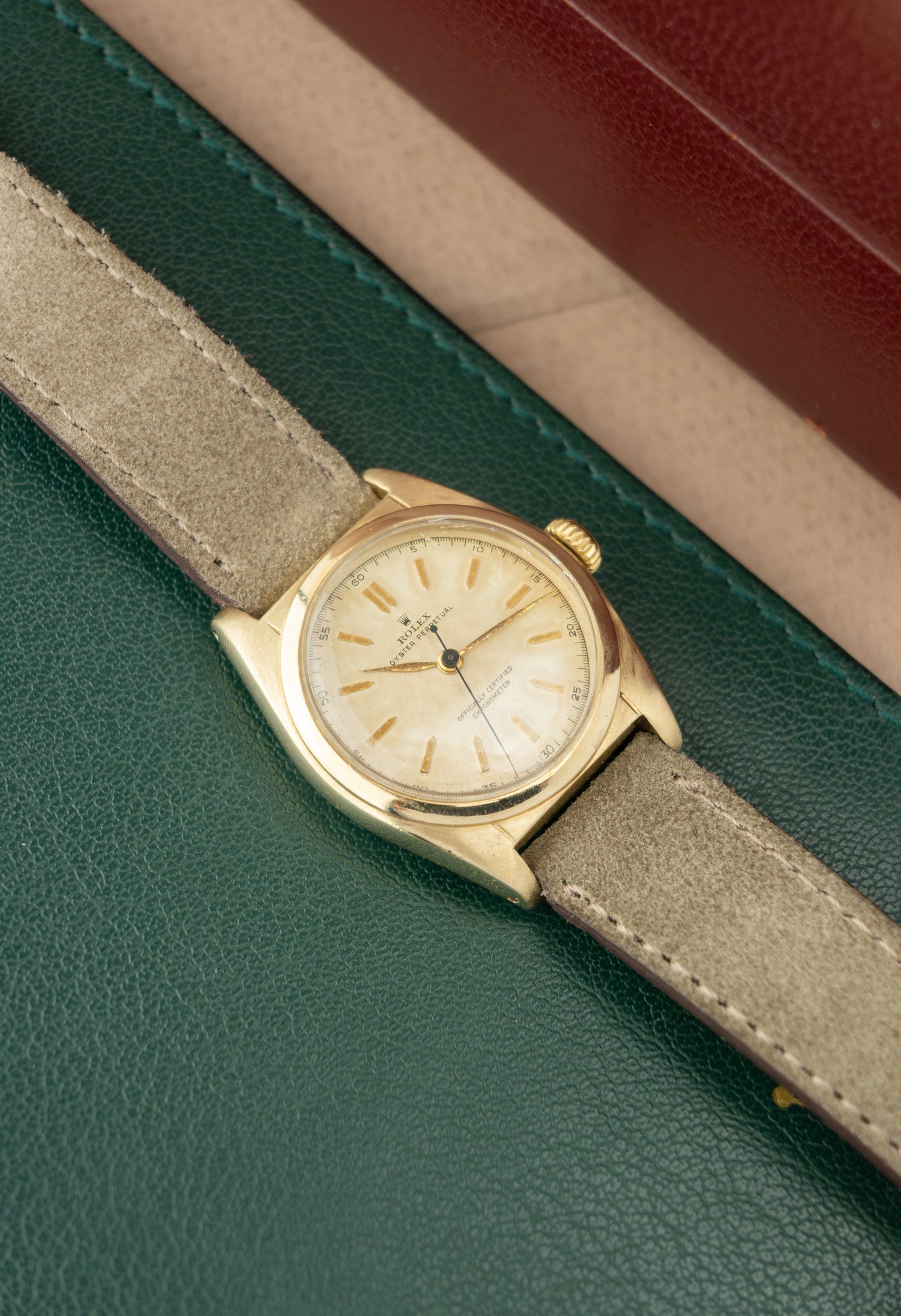 Rolex Oyster Perpetual Bubbleback 32 '18k'