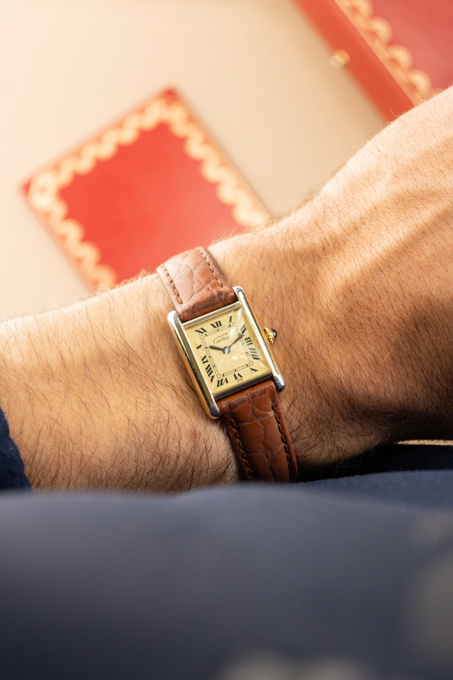 Cartier Tank | Must De Cartier | Small | 18K Gold Plated