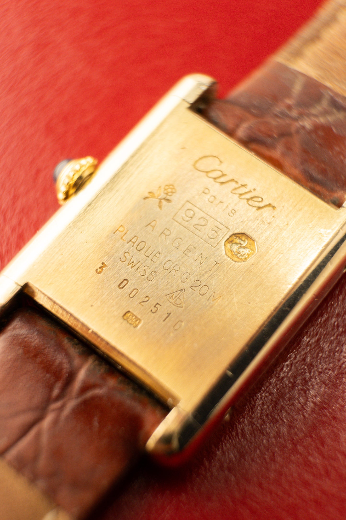 Cartier Tank | Must De Cartier | Small | 18K Gold Plated