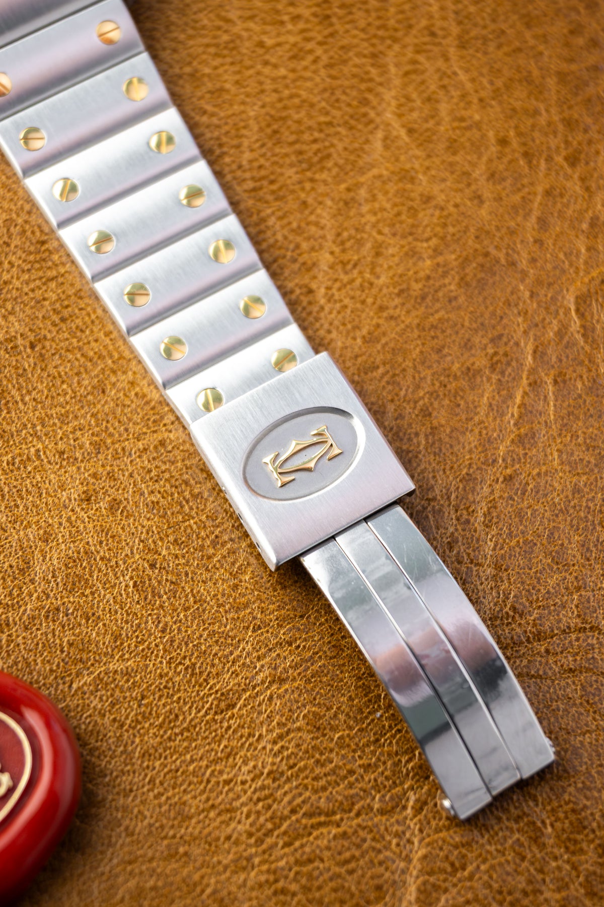 Cartier Santos Galbée ‘Full Set 1988’ Ref. 187901 | Including all Accessories | 18K Gold | Sharp Condition