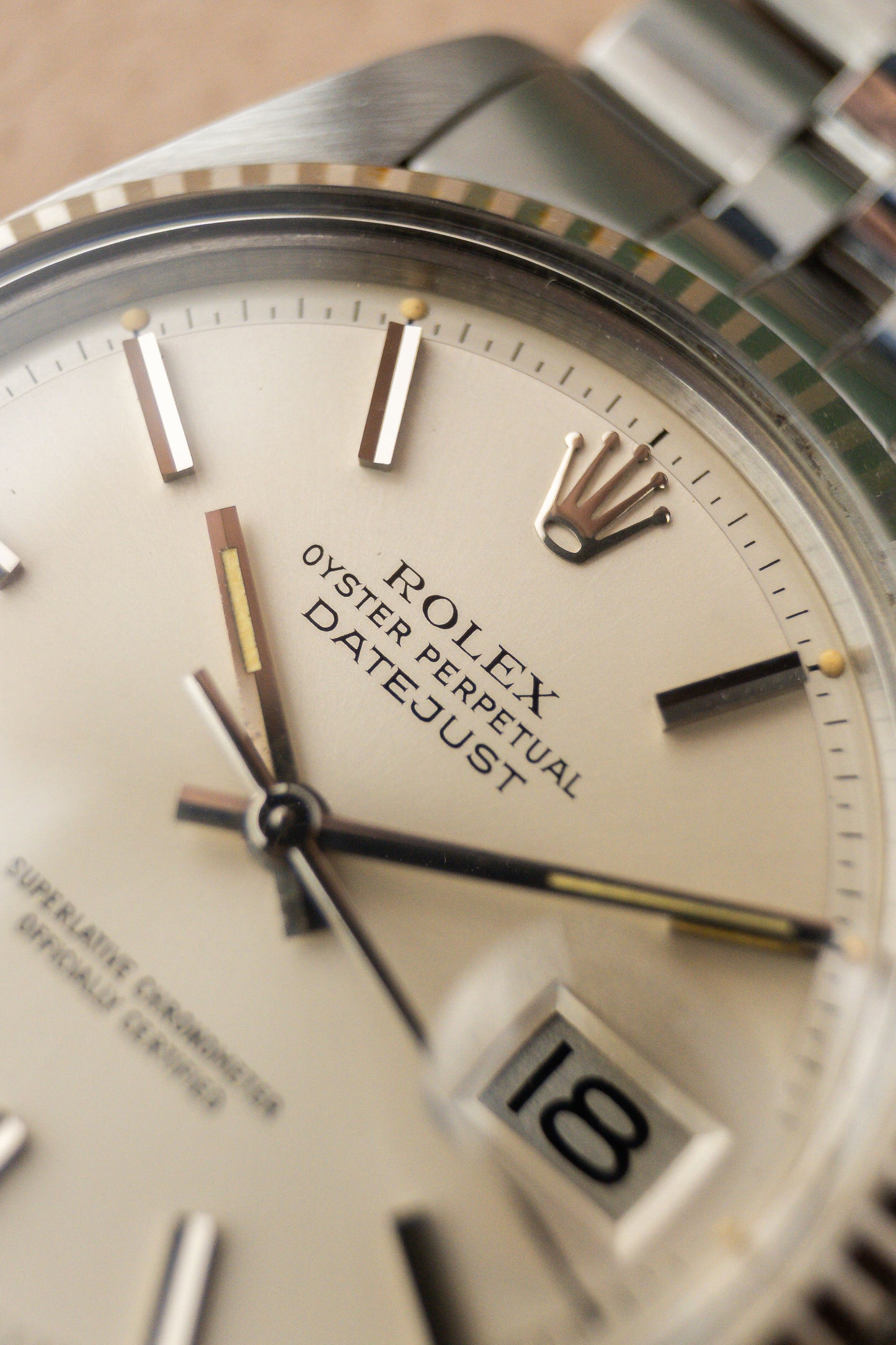 Rolex Oyster Perpetual Datejust 36 Ref. 1601 | 18K Whitegold Fluted Bezel | Jubilee Bracelet | Sharp Condition