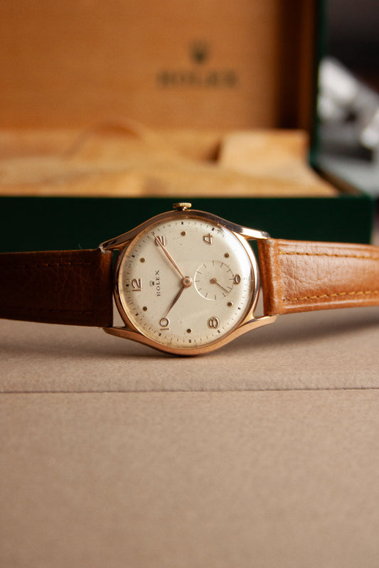 Rolex French 18K Rose gold 34