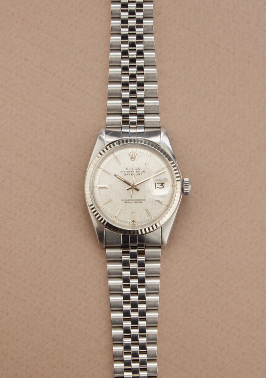 Rolex Oyster Perpetual Datejust 36 'Silver linen'
