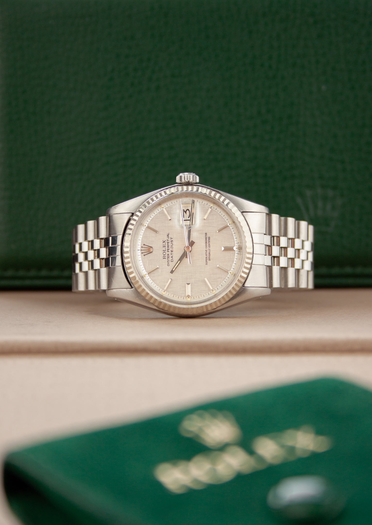 Rolex Oyster Perpetual Datejust 36 'Silver linen'