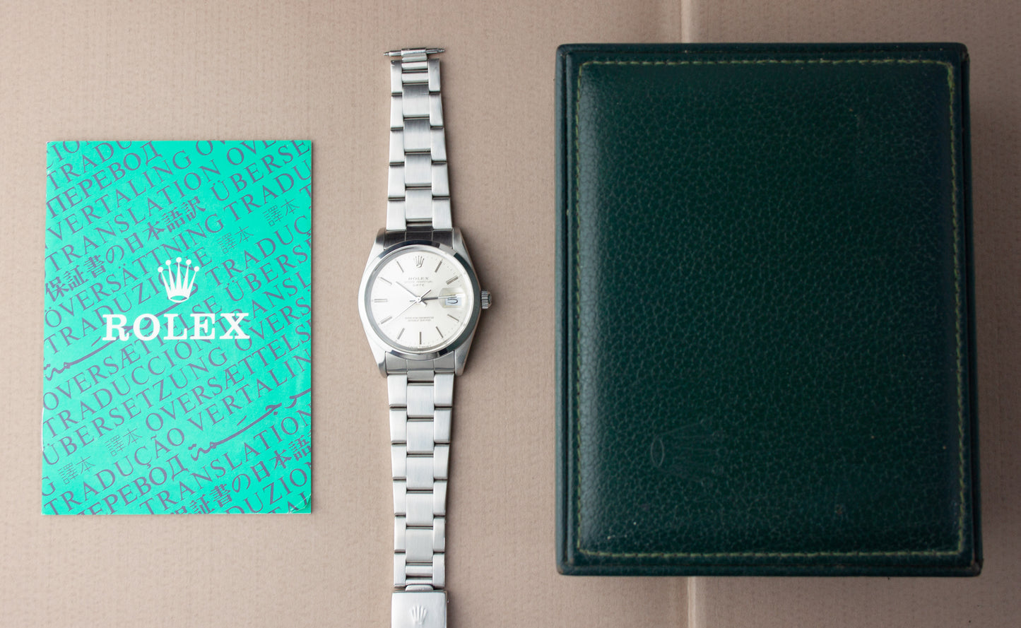 Rolex Oyster Perpetual Date 34 + Box & Booklet